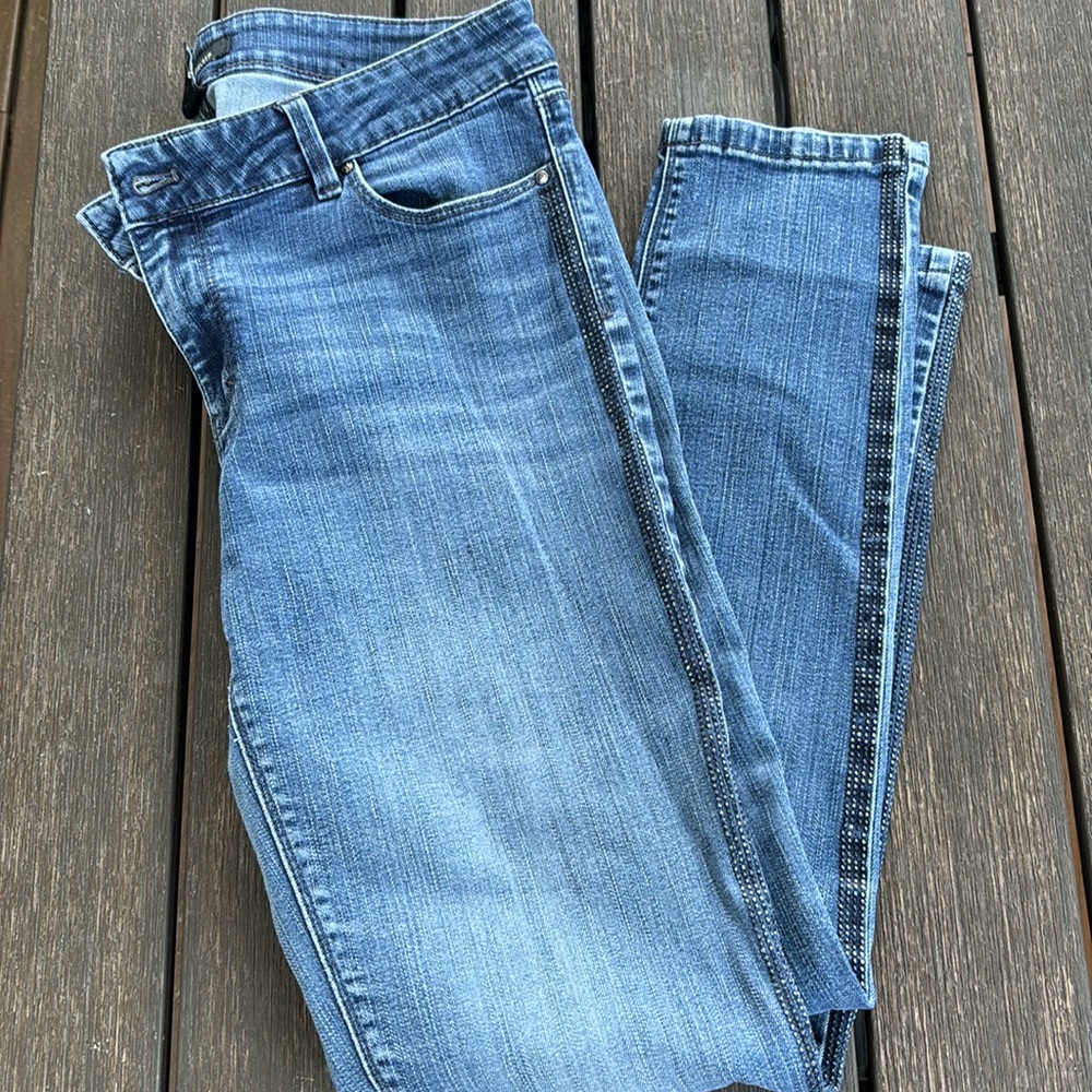 White House Black Market Embellished Jeans